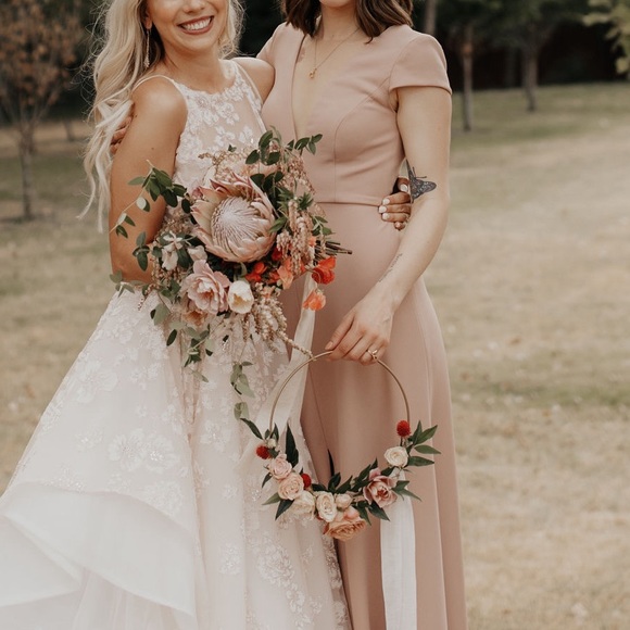 Jenny Yoo Cara Dress in Whipped Apricot Size 2 - Picture 9 of 10